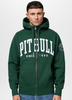 Bluza PIT BULL NORTON hunter green rozpinana