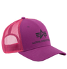 Czapka ALPHA INDUSTRIES TRUCKER BASIC dark magenta 186902 677