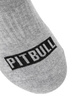 Długie skarpetki PIT BULL HIGH ANKLE szare cienkie - 3 pary