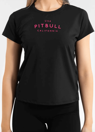 Damska koszulka sportowa PIT BULL AVENIDA WMN czarna