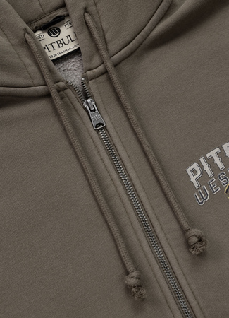 Bluza PIT BULL SANTA MUERTE major olive rozpinana