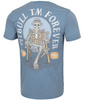 T-shirt PIT BULL Denim Washed FOREVER 190 błękitny