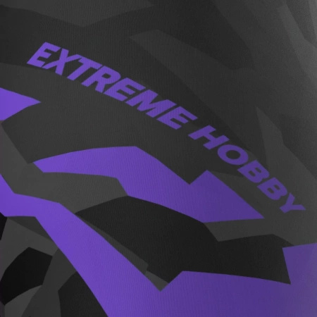 Legginsy męskie EXTREME HOBBY BLACK PANTHER fioletowe