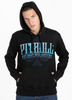 Bluza PIT BULL BLUE SKULL czarna kaptur