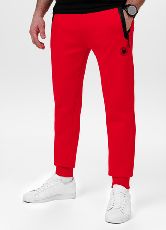Spodnie sportowe PIT BULL DOGWOOD czerwone (fluo red)