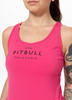Damski Tank top sportowy PIT BULL AVENIDA WMN malinowy