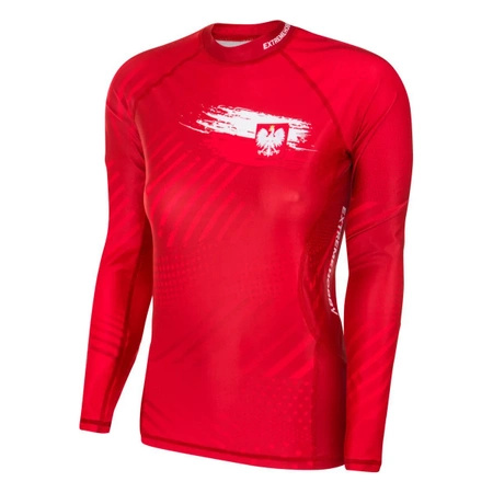 Longsleeve rashguard damski EXTREME HOBBY POLSKA PRIME czerwony