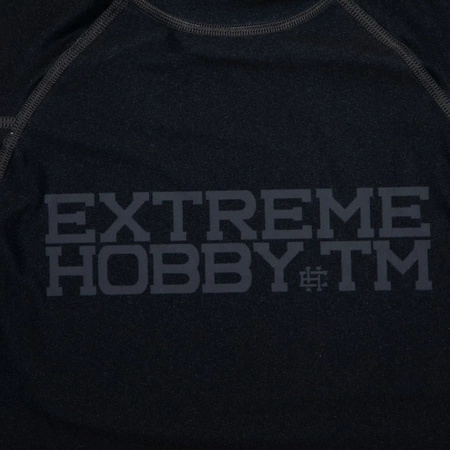 Short sleeve rashguard EXTREME HOBBY TRACE czarny