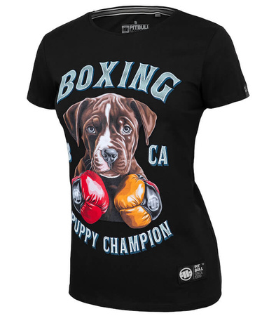 T-shirt damski PIT BULL LIL' CHAMP WMN czarny