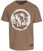 T-shirt PIT BULL LOGO PALMS brown savana
