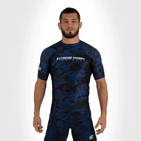 Short sleeve rashguard EXTREME HOBBY HAVOC niebieski