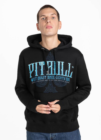 Bluza PIT BULL BLUE SKULL czarna kaptur