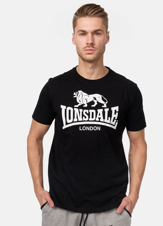 T-shirt LONSDALE LOGO czarny