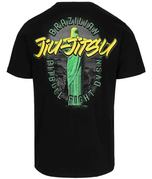 T-shirt PIT BULL BJJ FIGHT DVSN czarny
