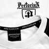 T-shirt PRETORIAN SHIELD OLD LOGO biały