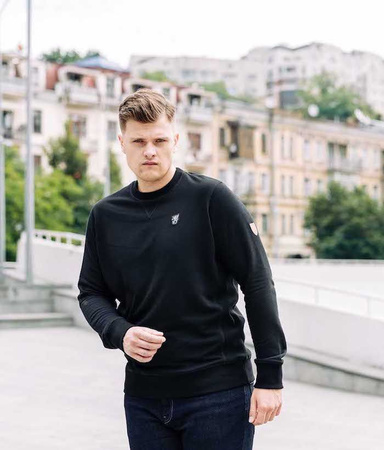 Bluza PGWEAR ICON czarna prosta