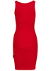 Sukienka PIT BULL Rib LAYLA DRESS czerwona