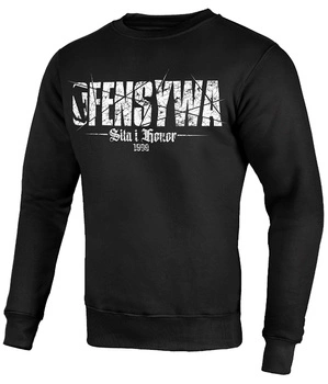 Bluza OFENSYWA SIŁA I HONOR czarna prosta