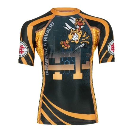 Short Sleeve Rashguard Kids Angry Wasp