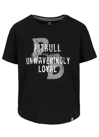 T-shirt damski PIT BULL Oversize LOYAL WMN czarny