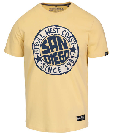 T-shirt PIT BULL SAN DIEGO SUN sun yellow