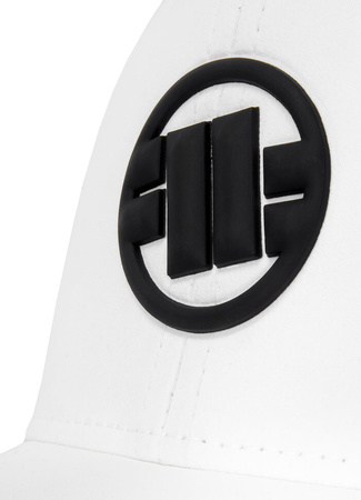 Czapka PIT BULL FULL CAP TECH LOGO WITH PERFORATED biała 