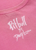 T-shirt damski PIT BULL Denim Washed DOUBLETROUBLE WMN różowy