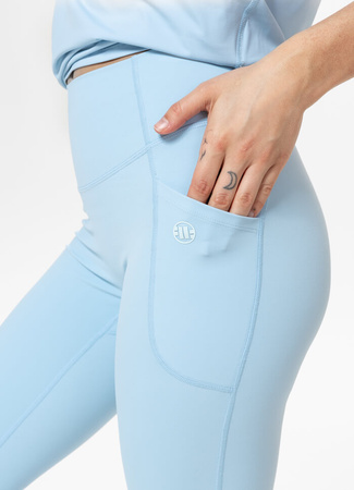 Damskie leginsy sportowe PIT BULL AVENIDA light blue