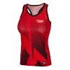 Tank top biegowy damski  EXTREME HOBBY  HALFTONE czerwony