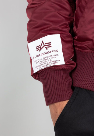 Kurtka ALPHA INDUSTRIES MA-1 ZHP bordowa (burgundy) 118101 184