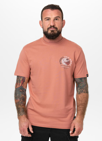 T-shirt PIT BULL  PLANET SURF pale salmon