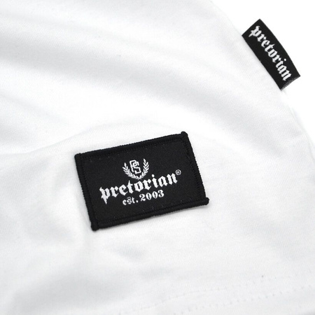 T-shirt PRETORIAN SHIELD LOGO biały