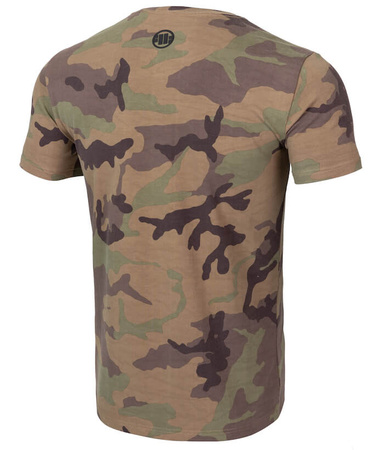 T-shirt PIT BULL SLIM FIT CLASSIC BOXING woodland camo 