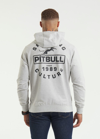 Bluza PIT BULL Tricot Terry PHYSICAL CULTURE szara kaptur