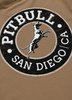T-shirt PIT BULL SAN DIEGO CA BLACK coyote brown