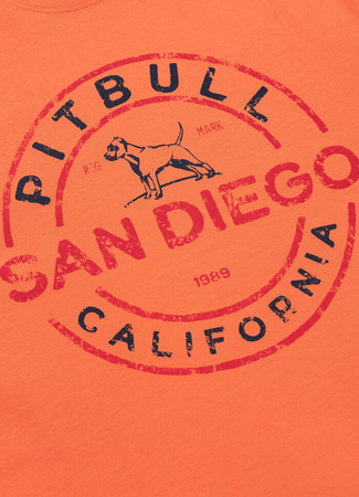 T-shirt PIT BULL SAN DIEGO INS. fluo orange