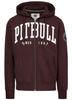 Bluza PIT BULL NORTON bordowa rozpinana
