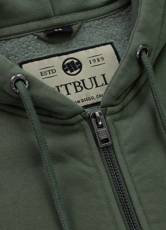 Bluza PIT BULL WASHED LANCASTER 2 sage green rozpinana