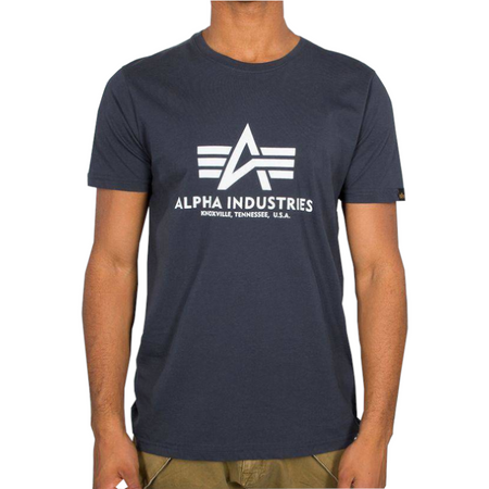 T-shirt ALPHA INDUSTRIES BASIC granatowy (navy) 100501 02