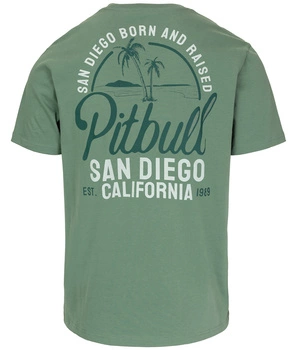 T-shirt PIT BULL SAN DIEGO BORN miętowy (mint)