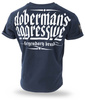 T-shirt DOBERMANS UNITED FIGHT TS279 granatowy