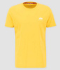 T-shirt ALPHA INDUSTRIES SMALL LOGO żółty (solar yellow) 188505 670