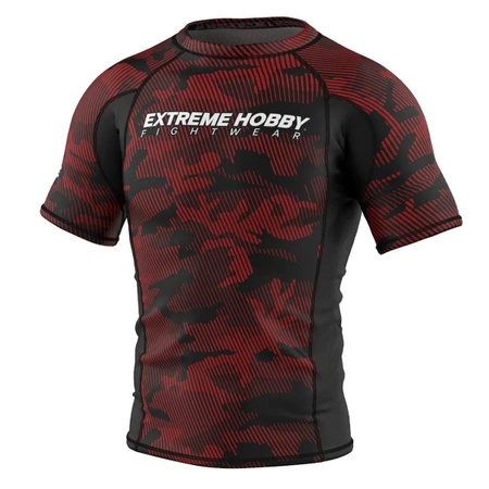 Short sleeve rashguard EXTREME HOBBY HAVOC czerwony