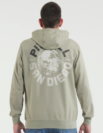 Bluza PIT BULL Tricot Terry DOG SD dusty salvia kaptur