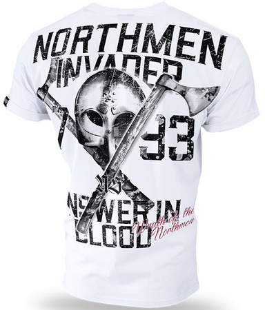 T-shirt DOBERMANS NORTHMEN TS202 biały