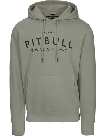 Bluza PIT BULL WASHED MT FUJI grey harbour kaptur