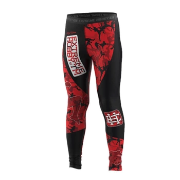 Legginsy kids  EXTREME HOBBY RED WARRIOR czerwony
