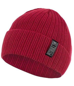 Czapka zimowa PIT BULL SILVAS czerwona