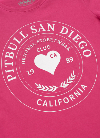 T-shirt damski PIT BULL HEARTIE WMN rasberry red