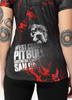 Damska koszulka sportowa Mesh PIT BULL BLOOD DOG WMN czarna
